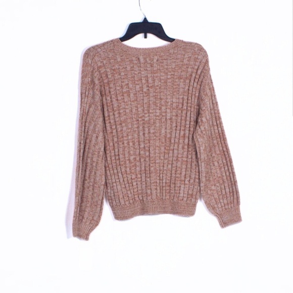 NWT BLANK NYC Heather Ribbed Crewneck Sweater Size XS - Picture 2 of 4